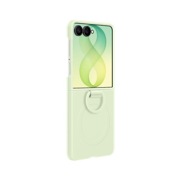 Samsung Galaxy Z Flip8 Silicone Ring Magnet Case, Mint (EF-EF776CGEGWW)
